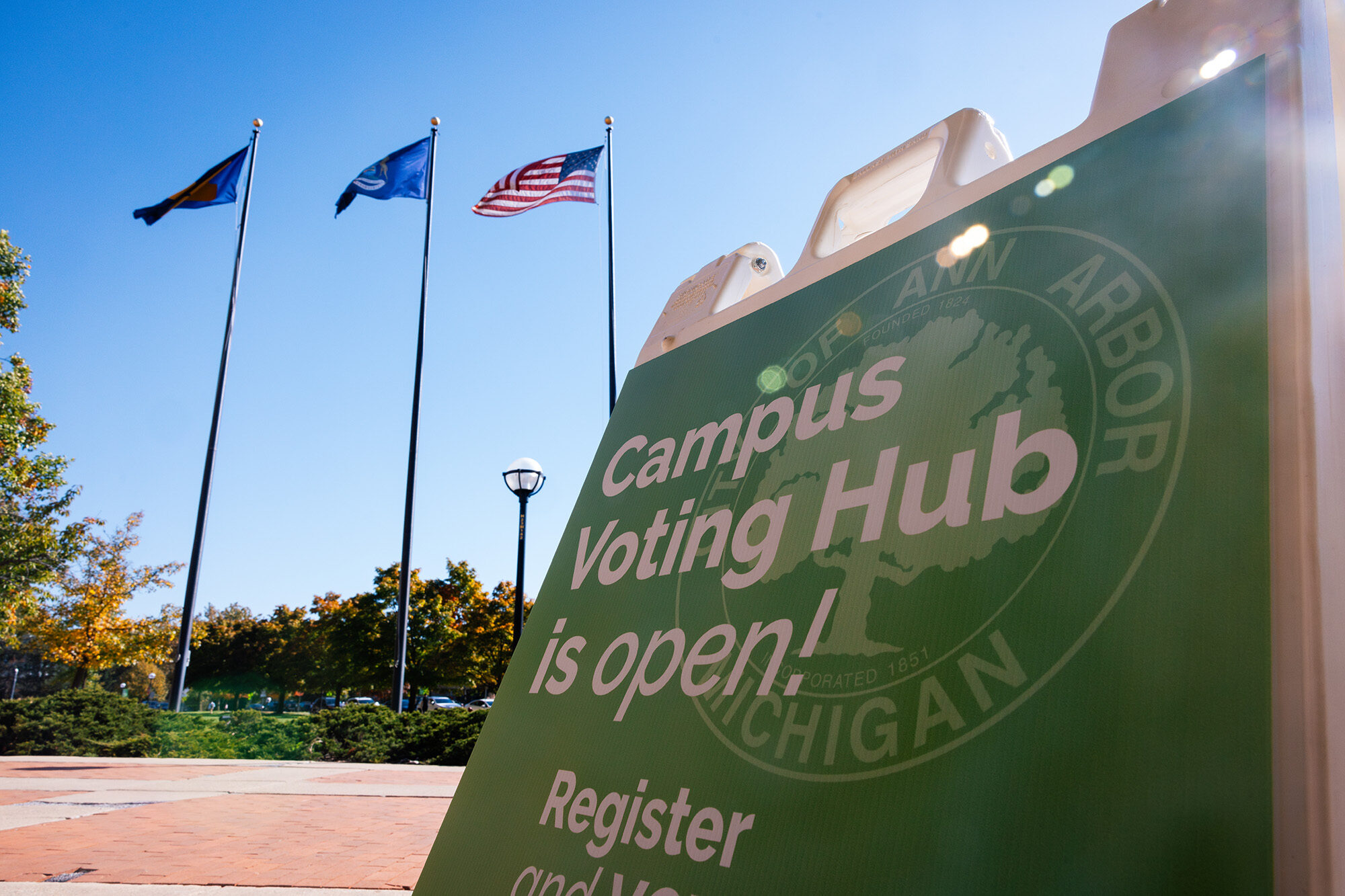 Campus voting hub