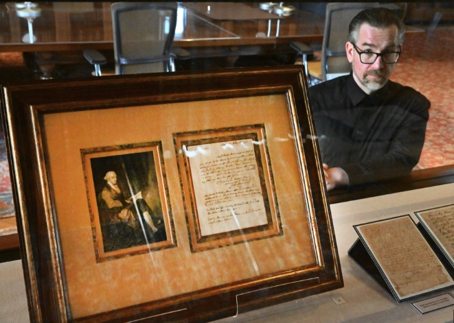 U-M library exhibit featuring Paul Revere